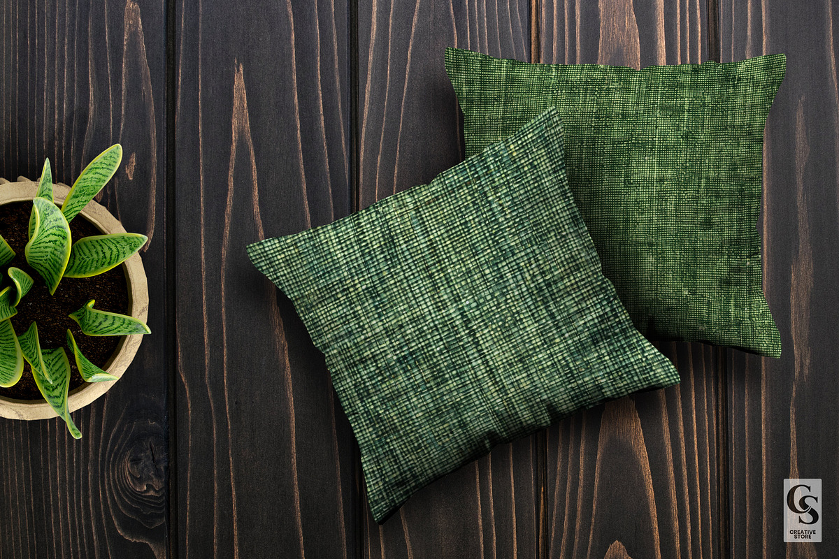 Green Denim Texture Digital Papers, a Texture Graphic by Creative Store (Photo 5 of 5)