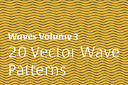 Waves Vol. 3 | 20 Vector Patterns, a Pattern Graphic by invisiblelayer (Thumbnail 1 of 6)