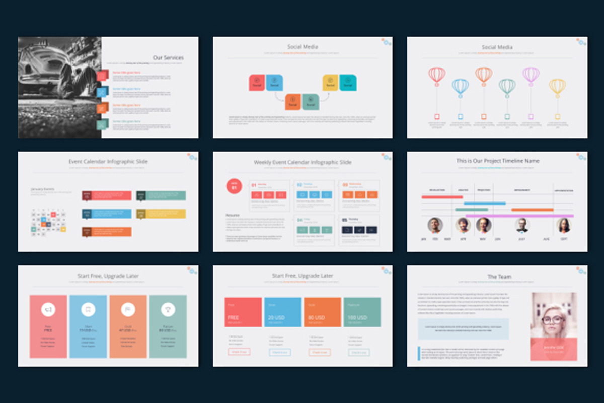 Tesla Powerpoint Presentation Templa, a Presentation Template by Mia