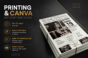 Birthday Newspaper Print Template, a Magazine Template by Shajib Shikder (Thumbnail 8 of 10)