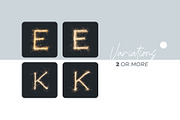 Bengal Sparkling Letters Overlays, a Symbol Font by PhotoSpirit (Thumbnail 2 of 8)