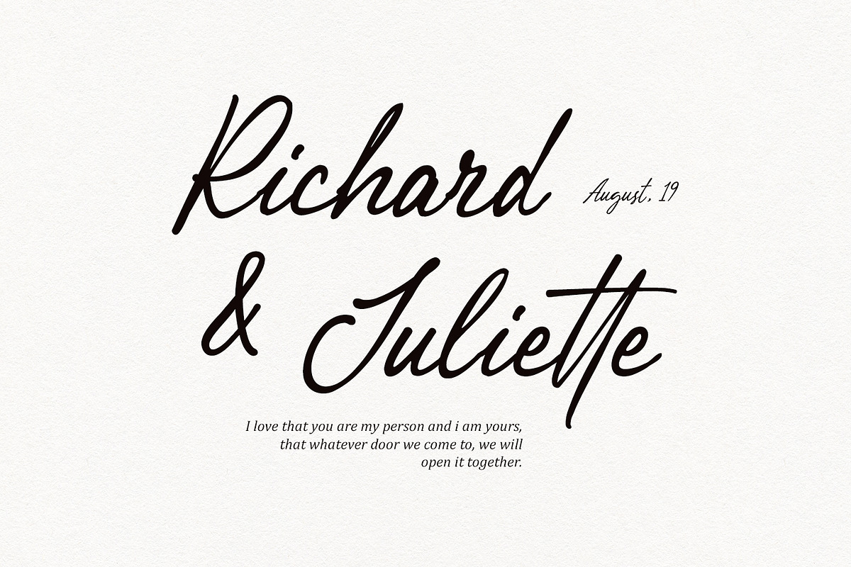 Peftyon Elegant Signature Script, a Script Font by Maulana Creative