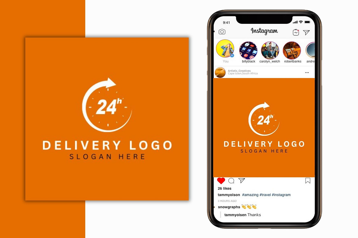 Express Delivery Logo Templates, a Branding & Logo Template by Mishek Munene (Photo 3 of 8)