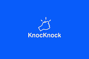Knocknock hand logo template, a Branding & Logo Template by MindMuse (Thumbnail 1 of 3)