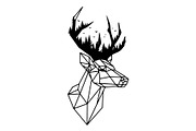 Deer Antler Silhouette Bundle, an Object Illustration by yasushie (Thumbnail 26 of 31)