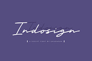 Indosign, a Script Font by khurasan (Thumbnail 1 of 6)