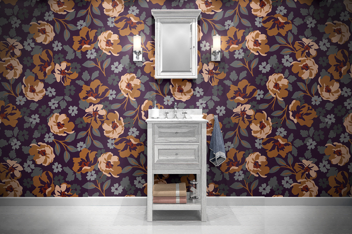 Vintage Floral Seamless Pattern, a Pattern Graphic by StudioGlouna (Photo 11 of 11)