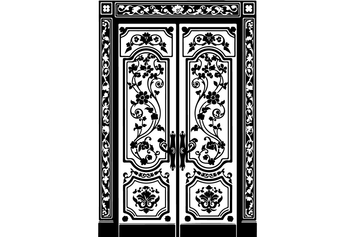 Luxury Ornamental Gate Designs, a Decorative Illustration by Designer_Momina (Photo 2 of 11)