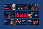 Xylo- Baseball Sports PowerPoint, a Presentation Template by Premast (Thumbnail 4 of 4)