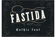 Fastida Gothic Font, a Blackletter Font by DmDesignsStoreArt (Thumbnail 1 of 2)