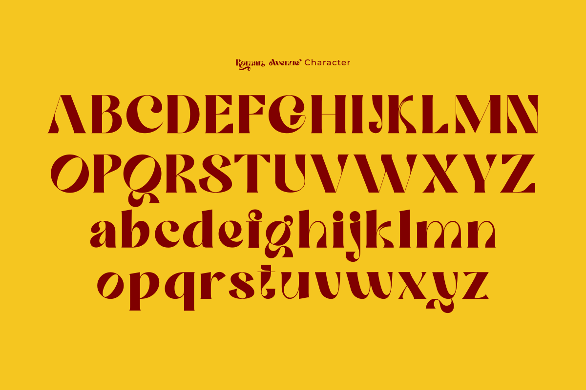 Roman Avenue, a Serif Font by zaaintype (Photo 7 of 14)
