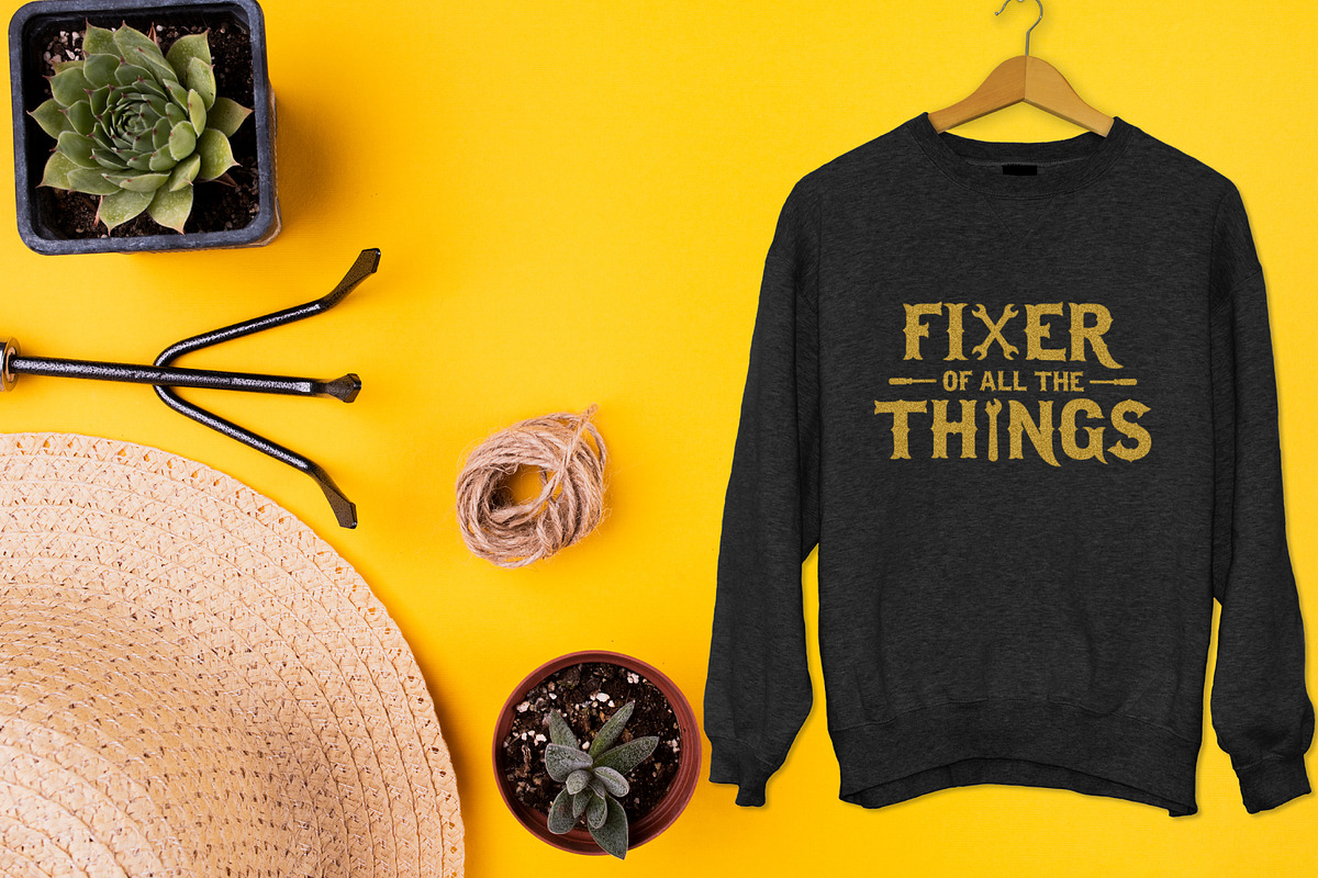 Fixer Of All The Things Shirt Design, a Graphic by Vector Portal (Photo 2 of 5)