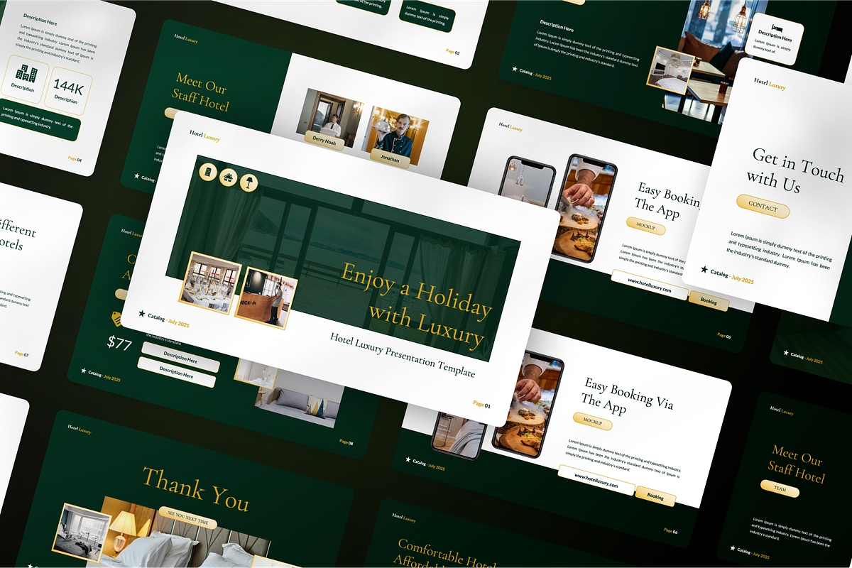 Hotel Luxury Keynote, a Presentation Template by SquidPixey (Photo 6 of 7)