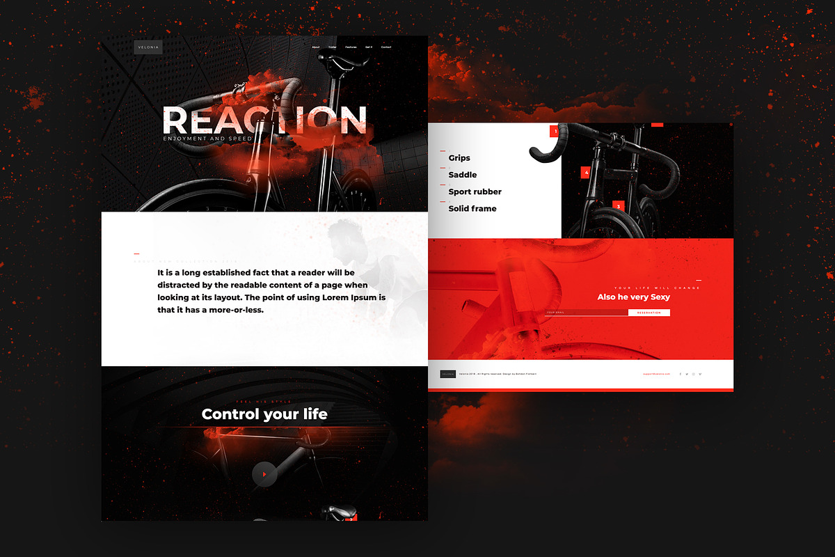 Bike Present - Elementor Pro Layout, a Landing Page Template by Ceaso Store (Photo 3 of 3)