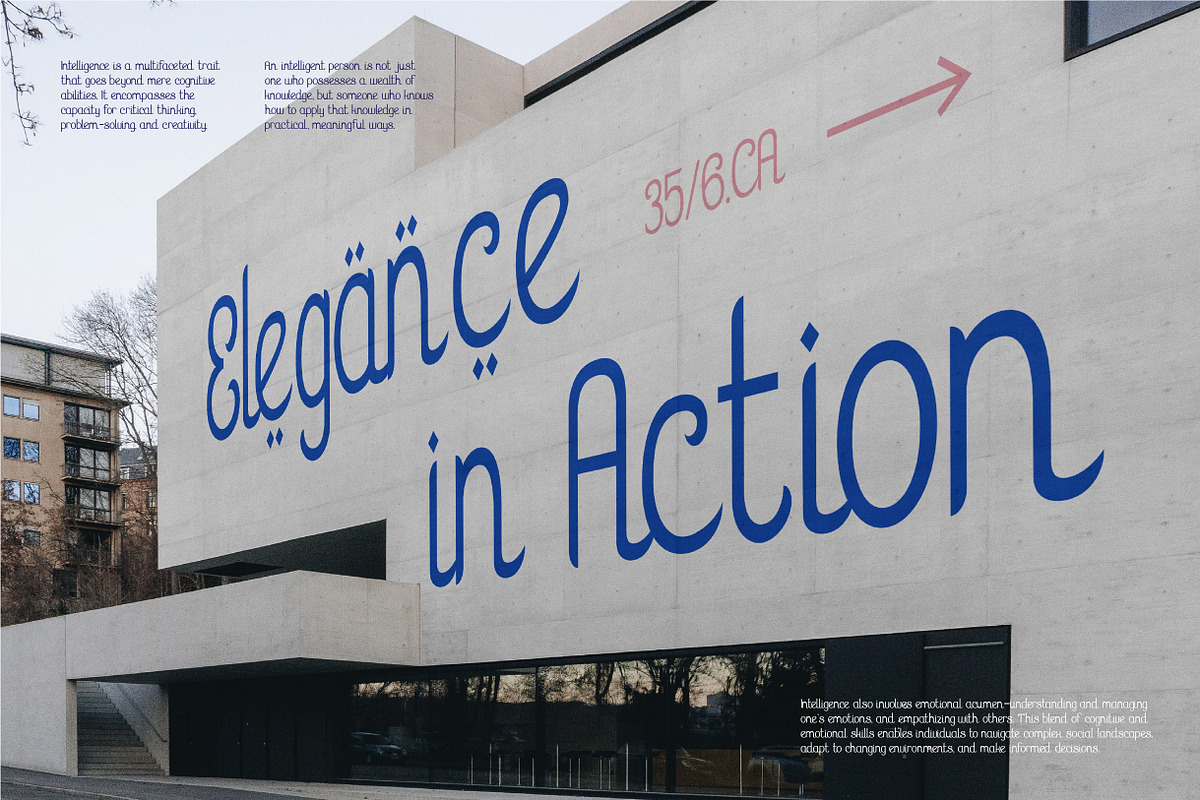 Samaria Creative Typeface Font, a Sans Serif Font by Vadovastd (Photo 6 of 6)