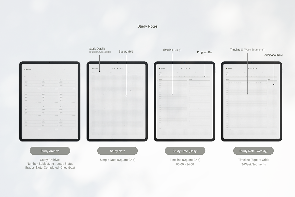 Digital Planner 2024 | Paper Texture, an App Template by SydneyYeom (Photo 8 of 11)