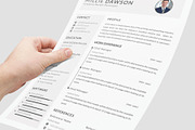 Resume Template and Cover Letter, a Resume Template by designvillage (Thumbnail 8 of 13)
