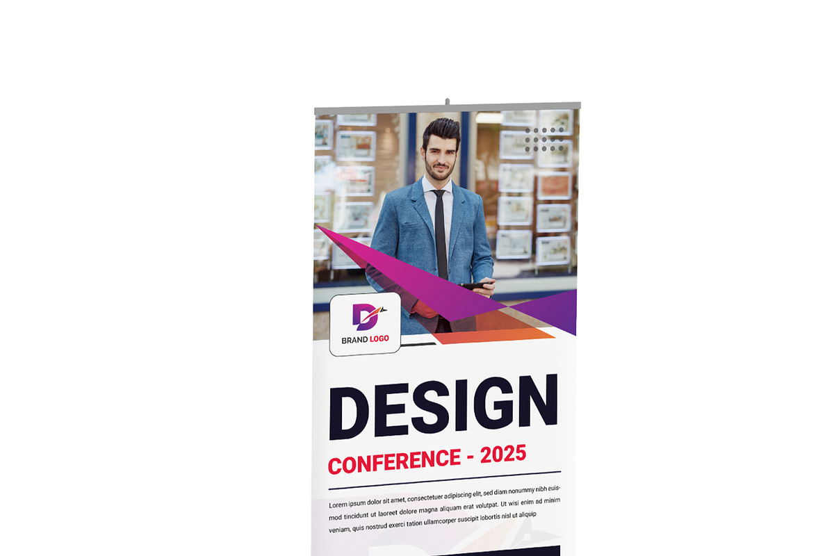 Conferences Roll Up Banner, a Flyer Template by MightyDesign (Photo 2 of 8)