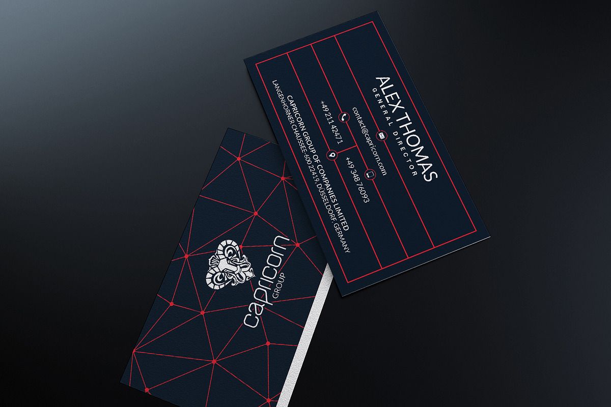 Modern Business Card, a Business Card Template by Marvel (Photo 2 of 5)