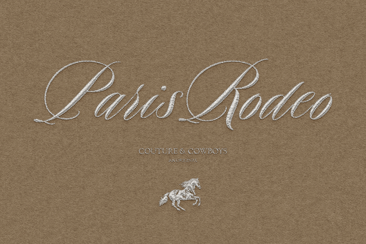 PARIS RODEO | Embroidery Logo Mockup, an Apparel Mockup by Duet Atelier (Photo 1 of 5)