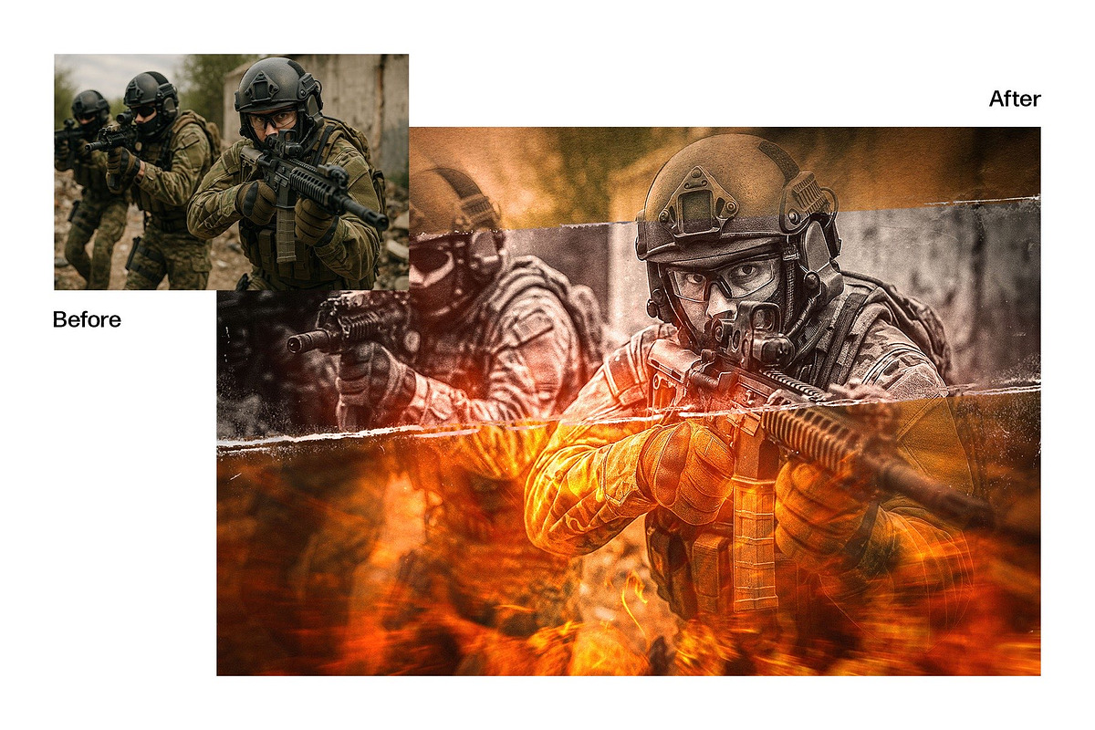 Action Photo Effect Template, a Layer Style Add-On by DesignerCandies (Photo 4 of 7)