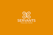 Sign Symbol Servant Logo Abstract, a Branding & Logo Template by Signatoro (Thumbnail 3 of 3)