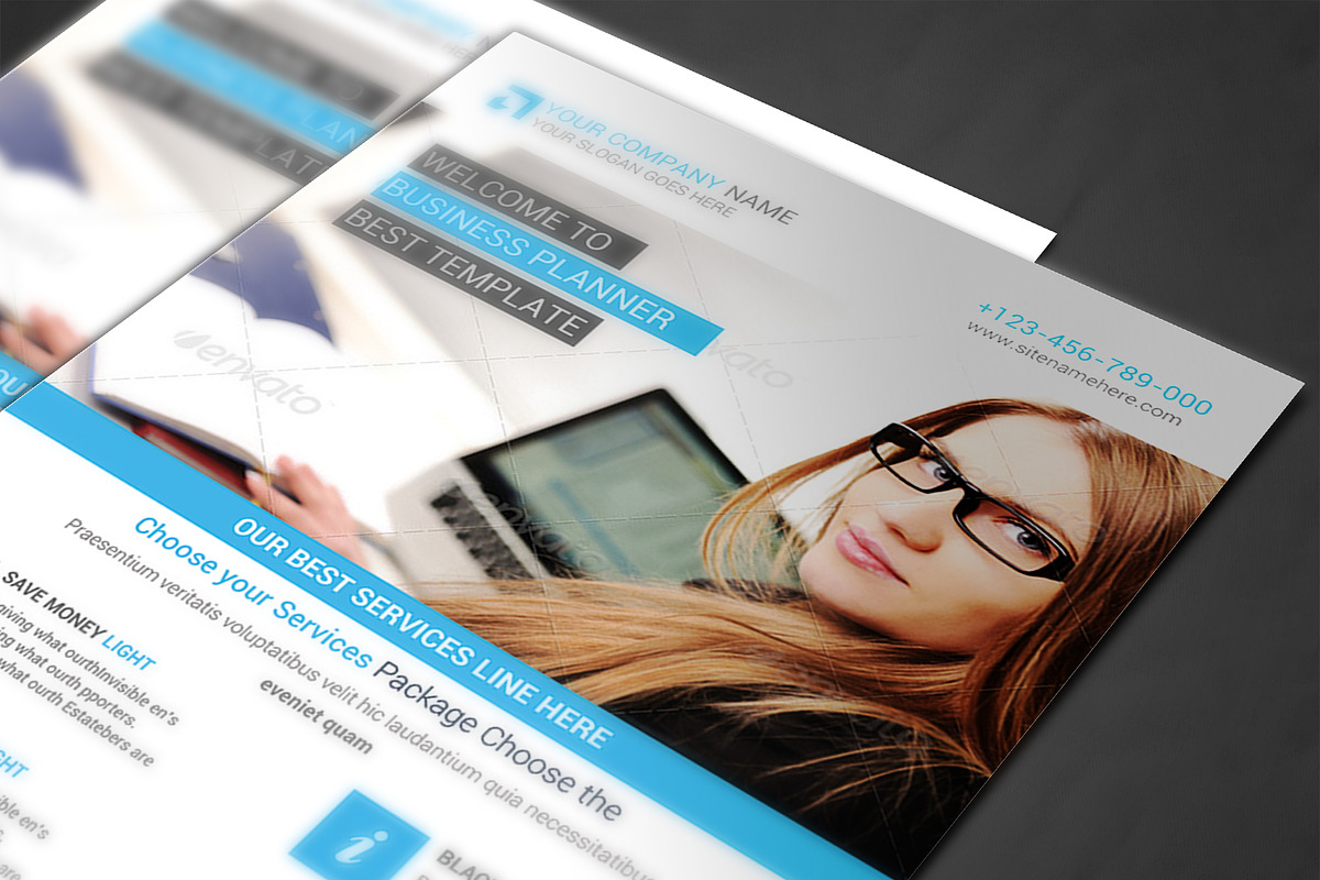 Business Corporate Flyers, a Flyer Template by AfzaalGraphics (Photo 4 of 4)
