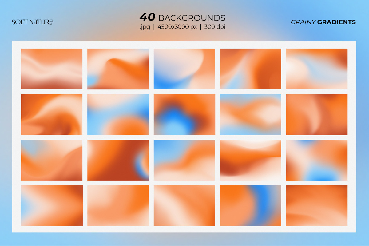 Grainy Gradients & Shapes BUNDLE, an Object Graphic by Julie&Taily (Photo 22 of 59)