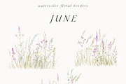Waterolor Floral Borders Bundle, a Decorative Illustration by Lana Elanor (Thumbnail 57 of 97)