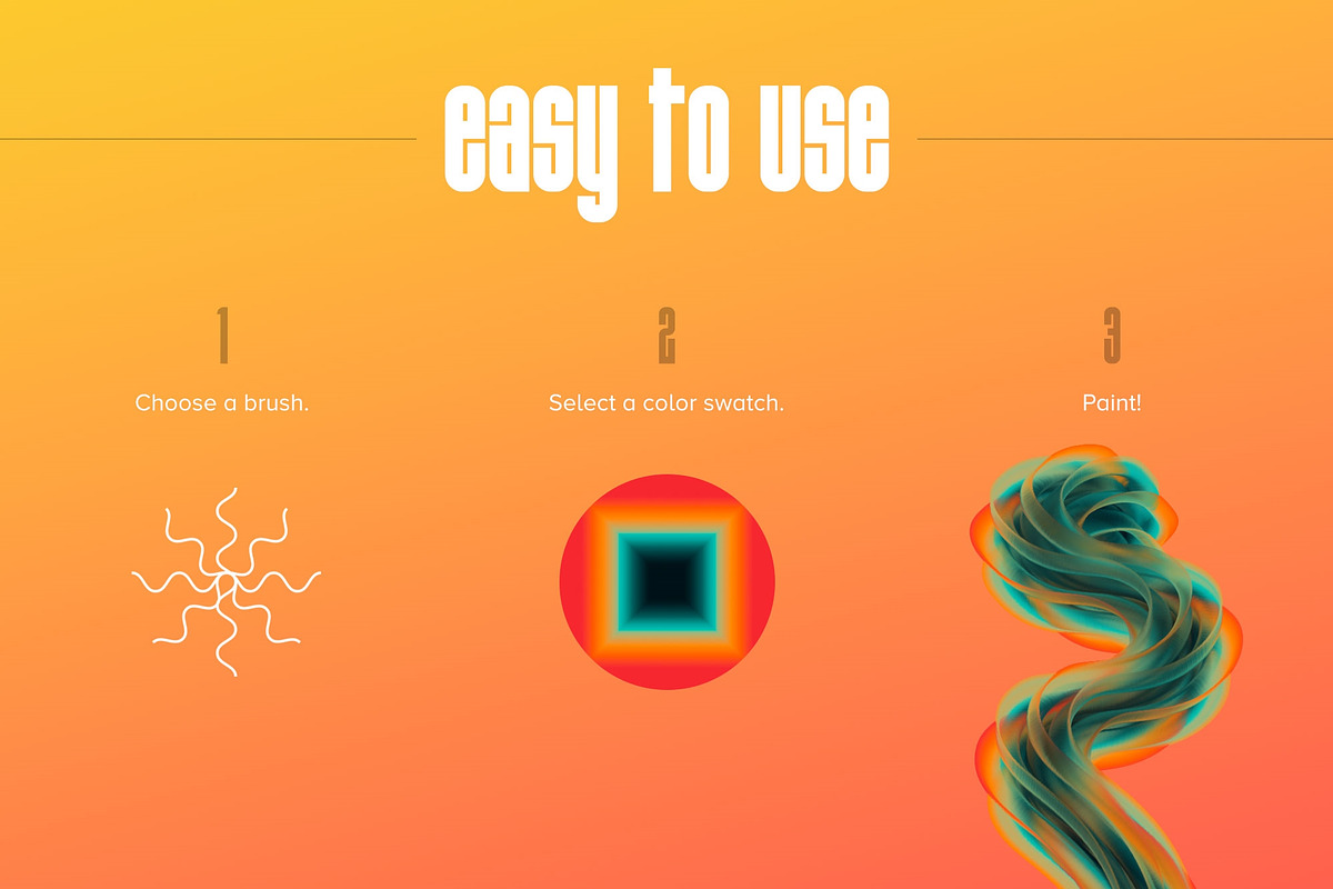 Gradial: Multicolor Affinity Brushes, a Brush Add-On by Chroma Supply (Photo 2 of 19)