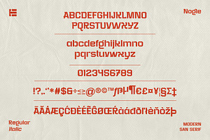 Nogle Display Font