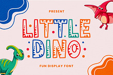 Little Dino - Fun Display Font