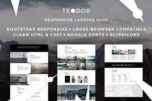 Teodor - Bootstrap Landing Page, a Bootstrap Template by ThemesCode