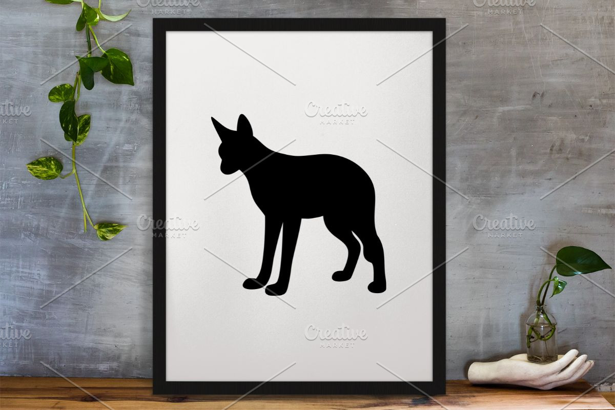 Caracal Silhouette SVG, an Animal Illustration by newminddesign (Photo 3 of 3)