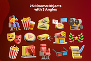 Cinema 3D Icons, an Object 3D Model by Rakata Studio (Thumbnail 7 of 7)