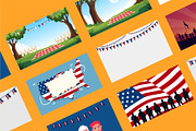 Happy 4th of july, a Seasonal Illustration by foxndeer (Thumbnail 4 of 4)
