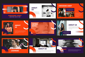 Leshrac - Lookbook Keynote Template