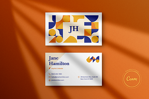 Canva Business Card Template