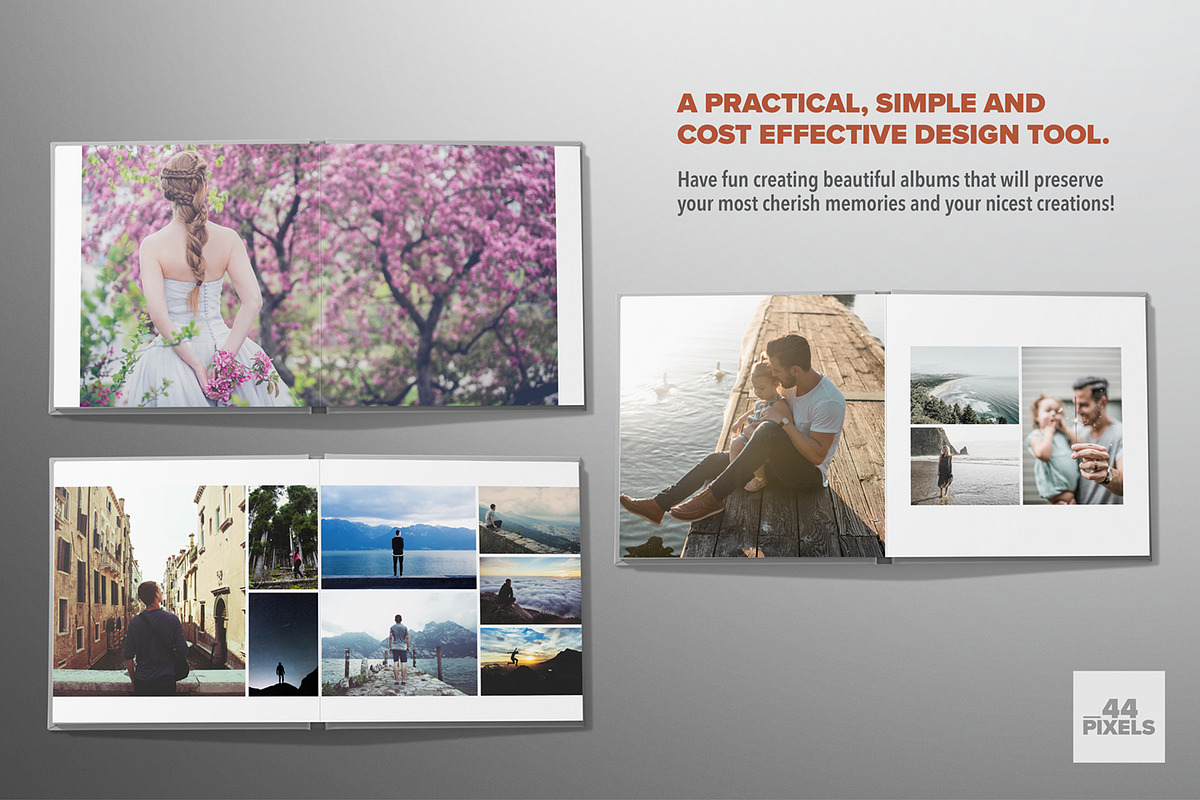 Photoshop templates for 12x12 albums, a Magazine Template by 44pixels (Photo 5 of 5)