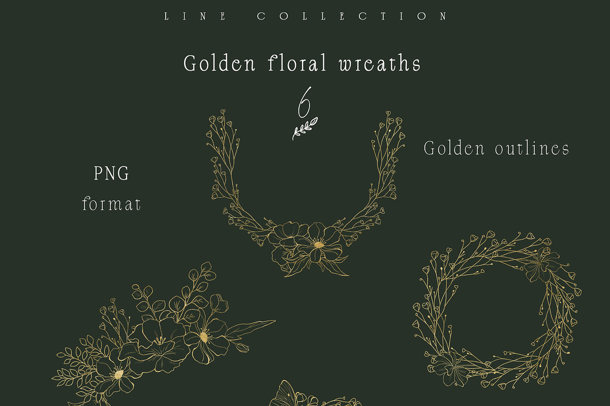 Meadow Wildflower Line Art Bundle, a Decorative Illustration by Sunshine Art (Photo 6 of 18)