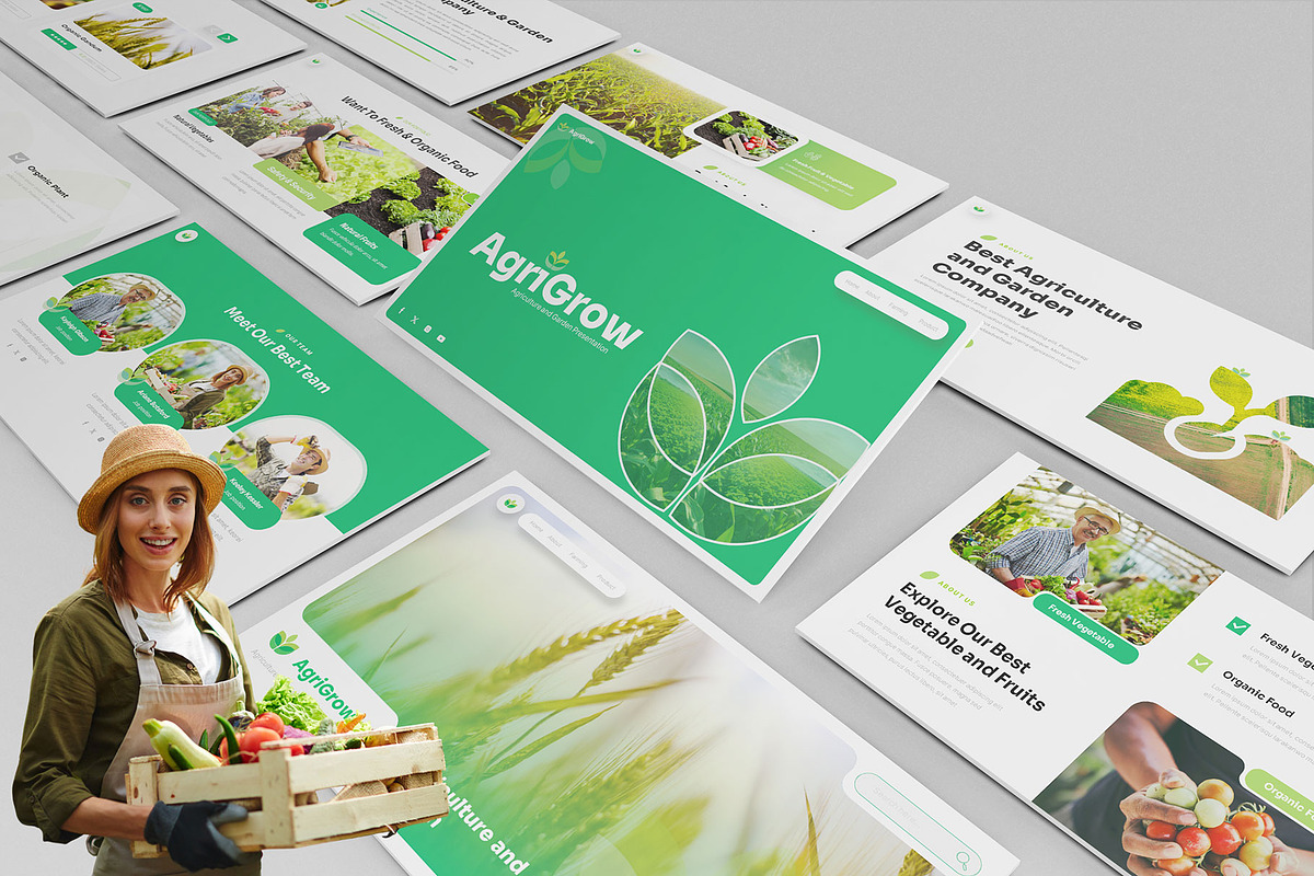 Agriculture and Garden Keynote, a Presentation Template by Pixslides (Photo 1 of 6)