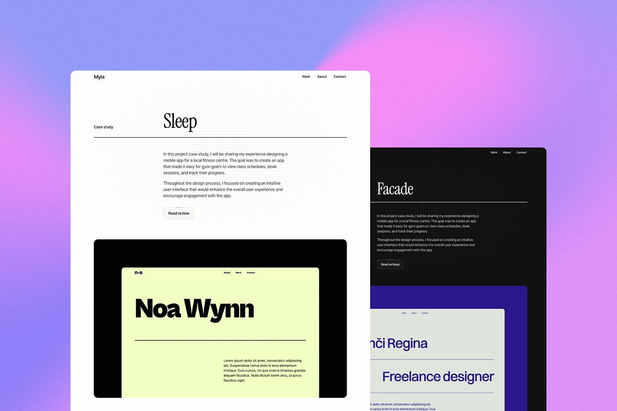 Offset Portfolio Template · Framer, a Templates & Theme by Bryn Taylor (Photo 4 of 6)