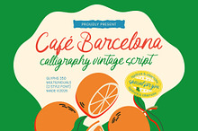 Cafe Barcelona - Script Font