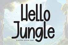Hello Jungle | Script Font