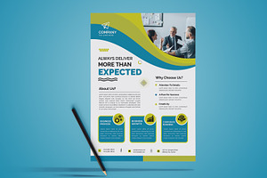 Agency Flyer Design Template, a Flyer Template by MightyDesign