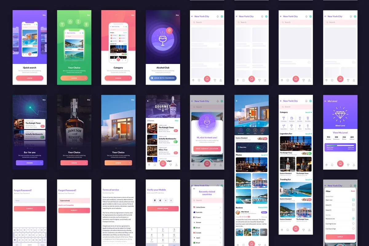 Cabar - Restaurants & Bar App UI Kit, an App Template by Capi Product (Photo 7 of 8)