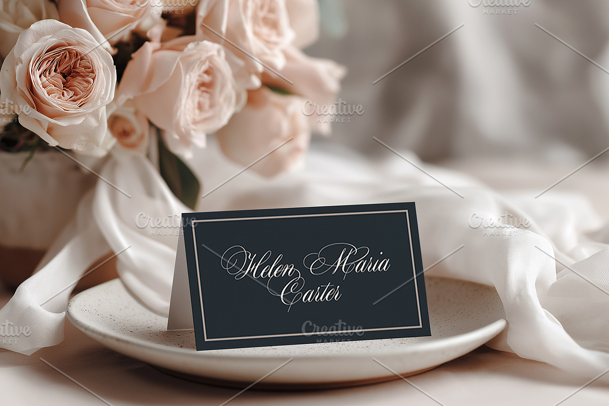 Elegant Baroque Wedding Stationery, an Invitation Template by ilustrinna (Photo 8 of 9)