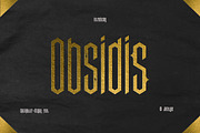 Obsidis Font | Simple Blackletter, a Blackletter Font by Jadatype.id (Thumbnail 1 of 8)