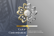 3D Jewelry Icon Set, an Object 3D Model by Flat Icons (Thumbnail 3 of 8)