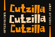 Cutzilla – Playful Display Font, a Font by alphArtype (Thumbnail 1 of 10)